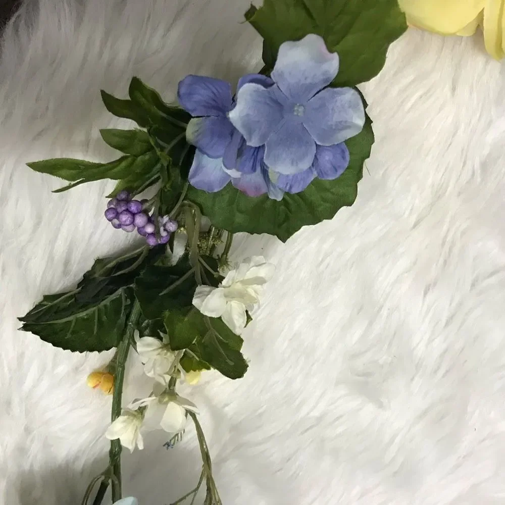 Faux Floral Flowers Silk Garland‎